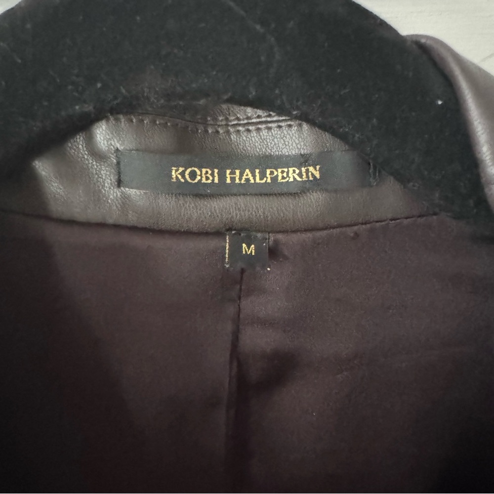 Kobi Halperin's Dixie faux leather midi shirtdress - Picture 8 of 10